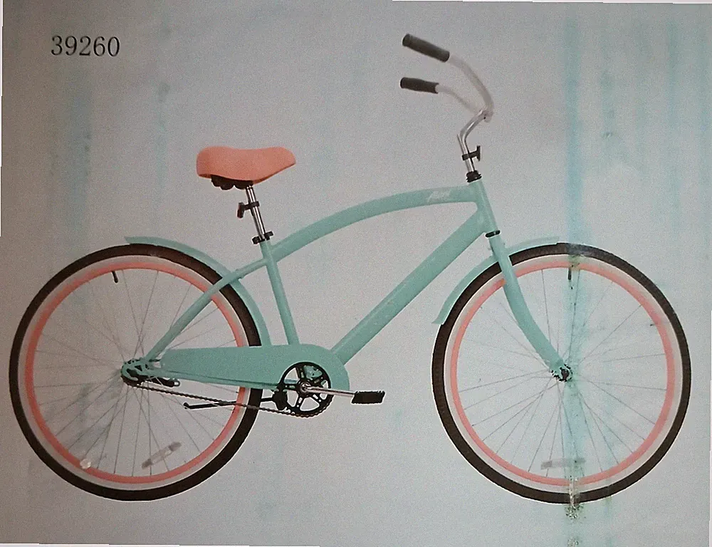 26in single speed beach cruiser