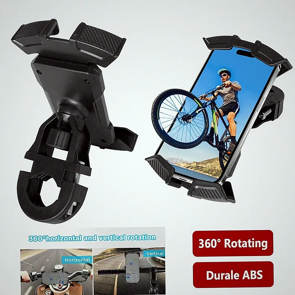360° Ebike Motorcycle Bike Bicycle GPS Cell Phone Holder Handlebar Mount LOT