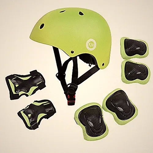 7Pcs Child/Kids Bike Skating BMX Protective Gear Set, Helmet Knee and Elbow Pads