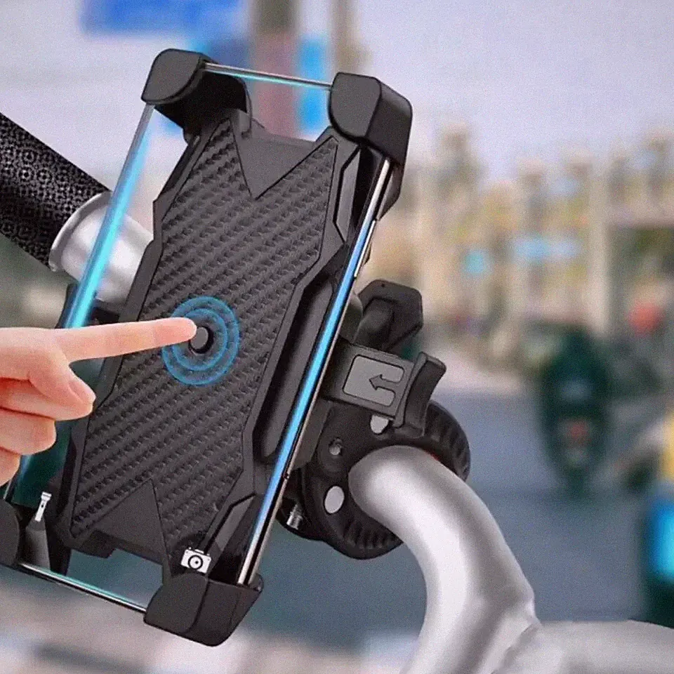Bicycle Motorcycle MTB Bike Handlebar Silicone Mount Holder for Cell Phone GPS