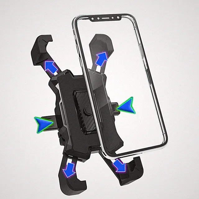 Bike phone holder Samsung iPhone handlebar mount ebike motorcycle phone