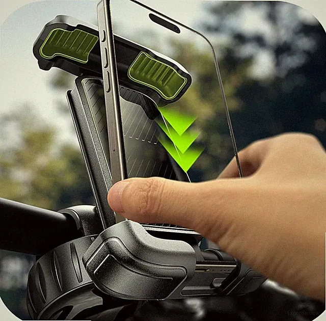 Bike Phone Holder, [Super Easy Install] Motorcycle Phone Mount Ebike
