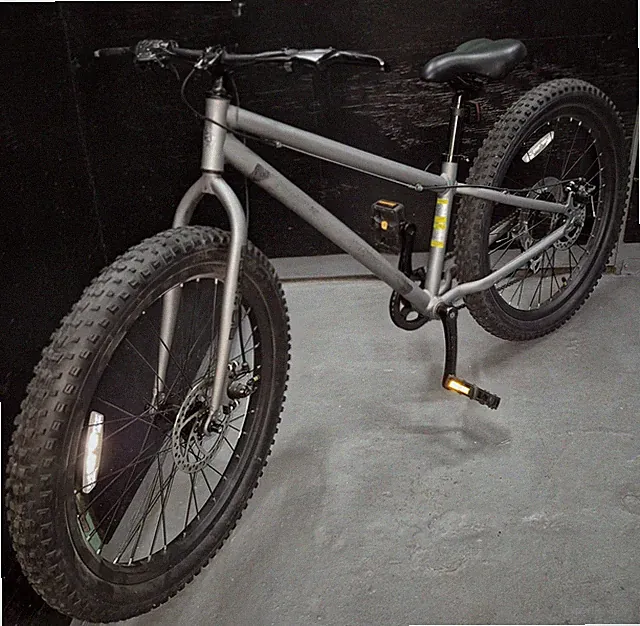 Brand New 2022 EVO Big Ridge Gray 24″ Youth Fat Tire MTB Shimano 8-Sp Disc Brake