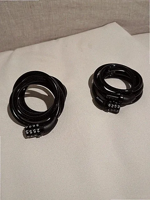 two bike locks black