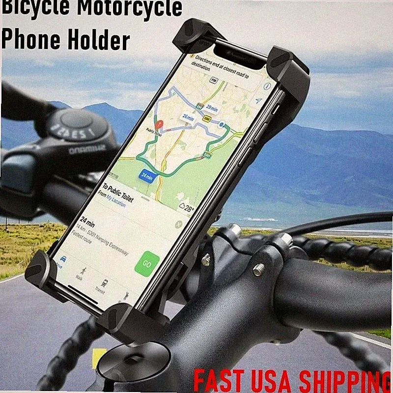 Universal Motorcycle Bicycle MTB Bike Handlebar Holder Mount For Cell Phone GPS