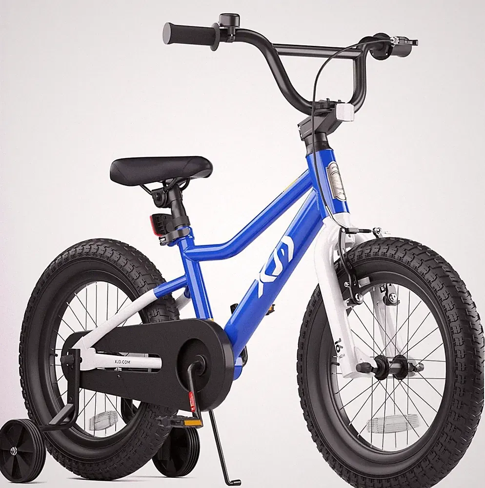 XJD 16 inch Kids Bike BMX Style Bicycle with Training Wheels Coaster Brake