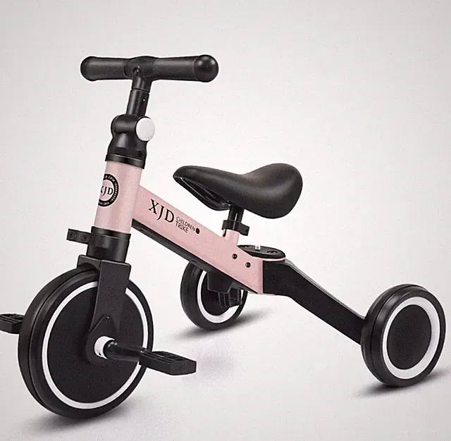 XJD 3 in 1 Kids Tricycles for 10 Month to 3 Years Old Kids Trike Toddler Bike Bo