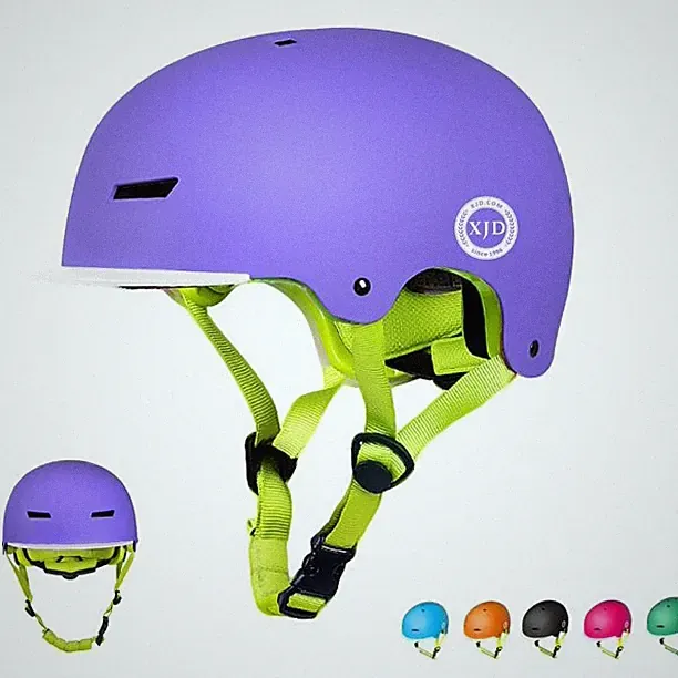 XJD Helmet Kids Multi-Sport Adjustable Color Purple Size Small Boy/Girl NWOT